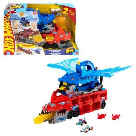 hot wheels city ultimate dragon transportador (mattel - jbm72)