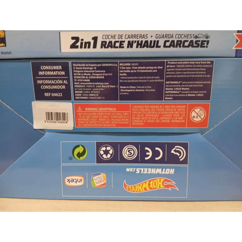hot wheels coche de carreras 2 en 1 (cefa - 04622) hot wheels coche de carreras 2 en 1 (cefa - 04622)