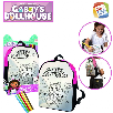 gabby´s dollhouse mochila para colorear (cefa - 00960)