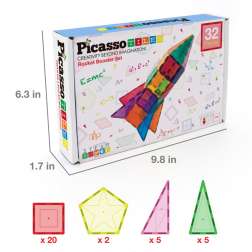 picasso tiles bloques magneticos 32 piezas (cefa - 02010)