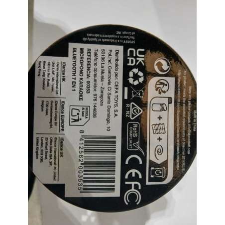 idance microfono karaoke 7 en 1  (cefa - 00353)