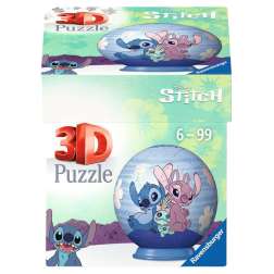 puzzle ball 3d 54 pzas stitch & angel disney (ravensburger - 11599)