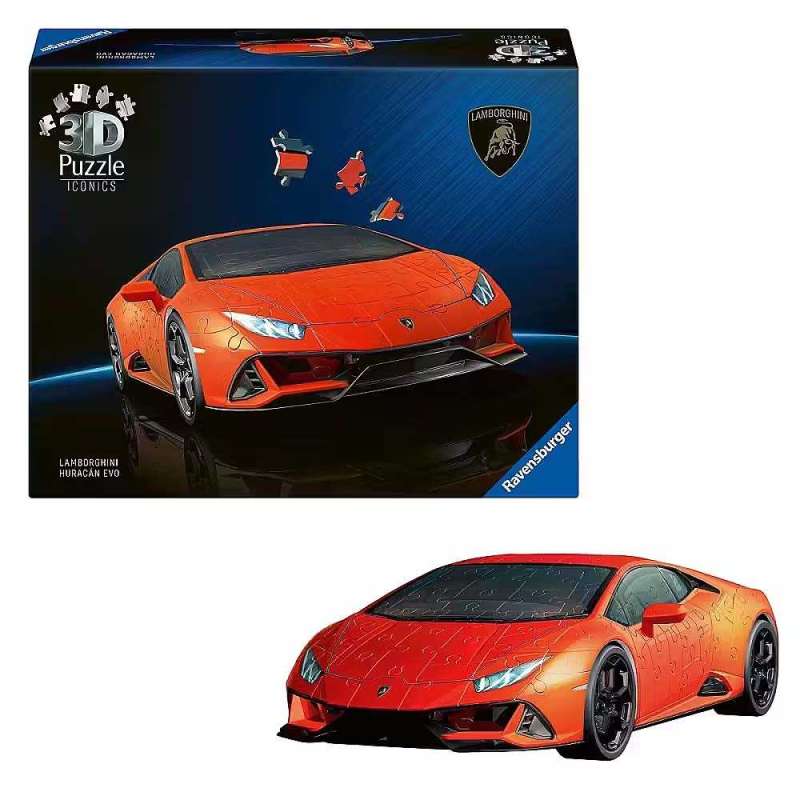 puzzle 3d 158 lamborghini huracan evo naranja (ravensburger - 12008052) puzzle 3d 158 lamborghini huracan evo naranja (ravensburger - 12008052)