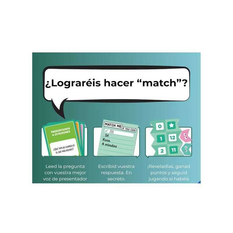 hazme match si puedes (ravensburger - 24758) hazme match si puedes (ravensburger - 24758)