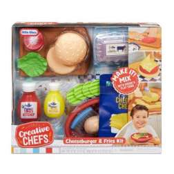 little tikes creative chefs kit hambuerguesas y patatas ( mga - 643194euc)