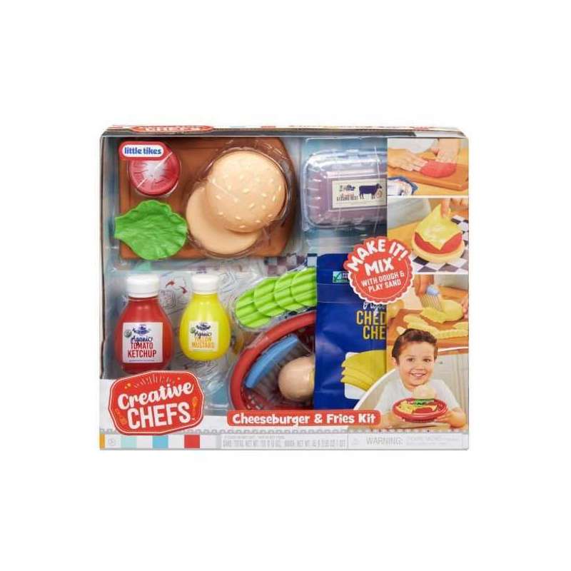 little tikes creative chefs kit hambuerguesas y patatas ( mga - 643194euc) little tikes creative chefs kit hambuerguesas y patatas ( mga - 643194euc)