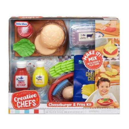 little tikes creative chefs kit hambuerguesas y patatas ( mga - 643194euc)