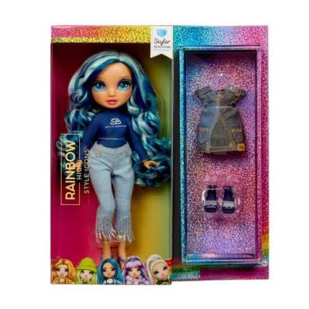 rainbow high style icons muÑeca fashion skyler (mga - 431619euc)