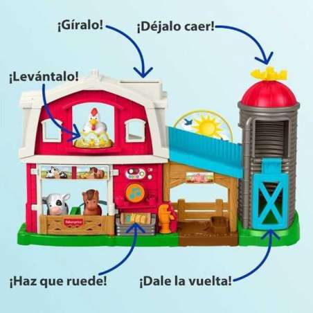 fisher little people diversion en la granja (mattel - jgx09)