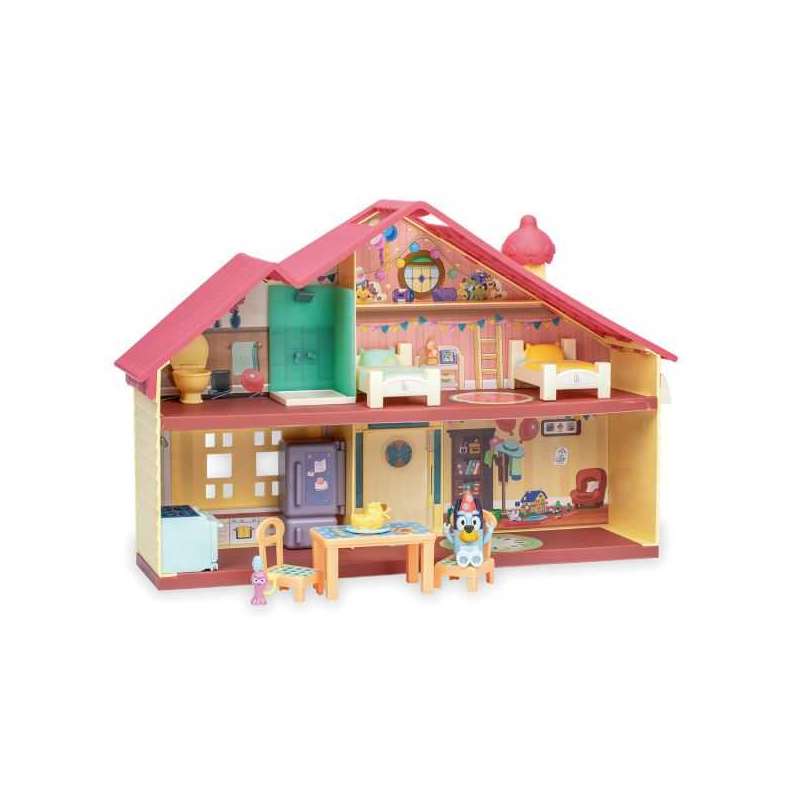 moose bluey casa de celebracion + 1 figura de bluey (moose toys - 17669) moose bluey casa de celebracion + 1 figura de bluey (moose toys - 17669)