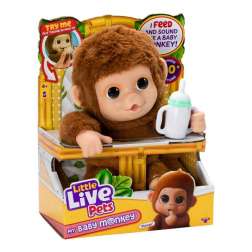 moose little live pets my baby monkey (moose toys - 26558)