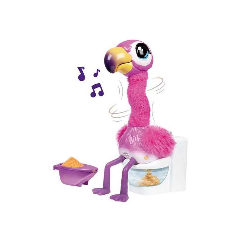 moose little live pets flamingo the poop (moose toys - 26222)