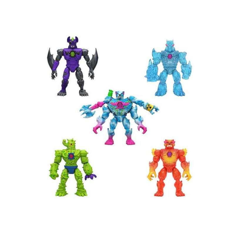 moose mr beast figuras lab hybrid pack de 5 (moose toys - 24910)
