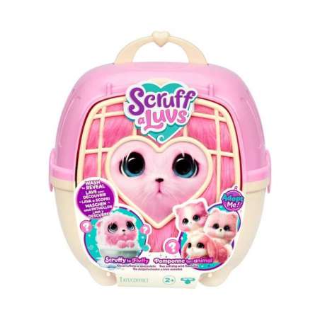 moose scruff a luvs peluche pet rosa (moose toys - 30326)