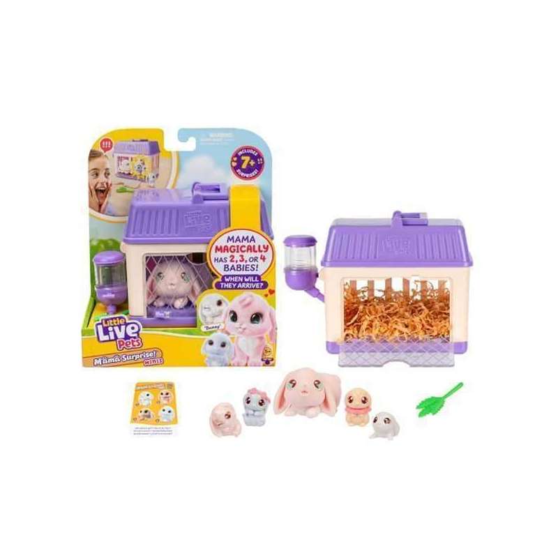 moose little live pets mini mama surprise (moose toys - 26624)