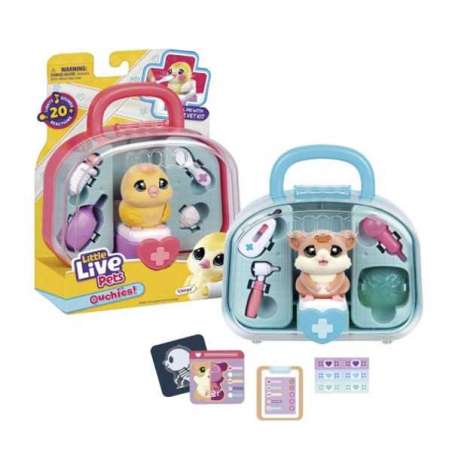 moose little live pets kit veterinario ouchies (moose toys - 26790)