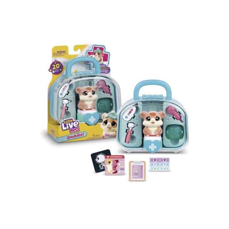 moose little live pets kit veterinario ouchies (moose toys - 26790)