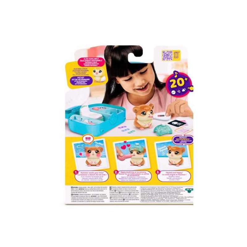 moose little live pets kit veterinario ouchies (moose toys - 26790)