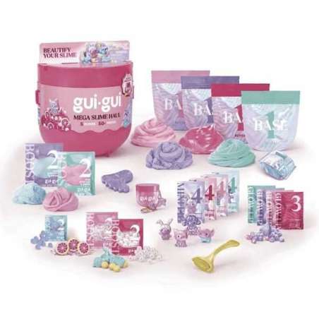 moose gui-gui mega slime haul beautify your slime (moose toys - 90759 )
