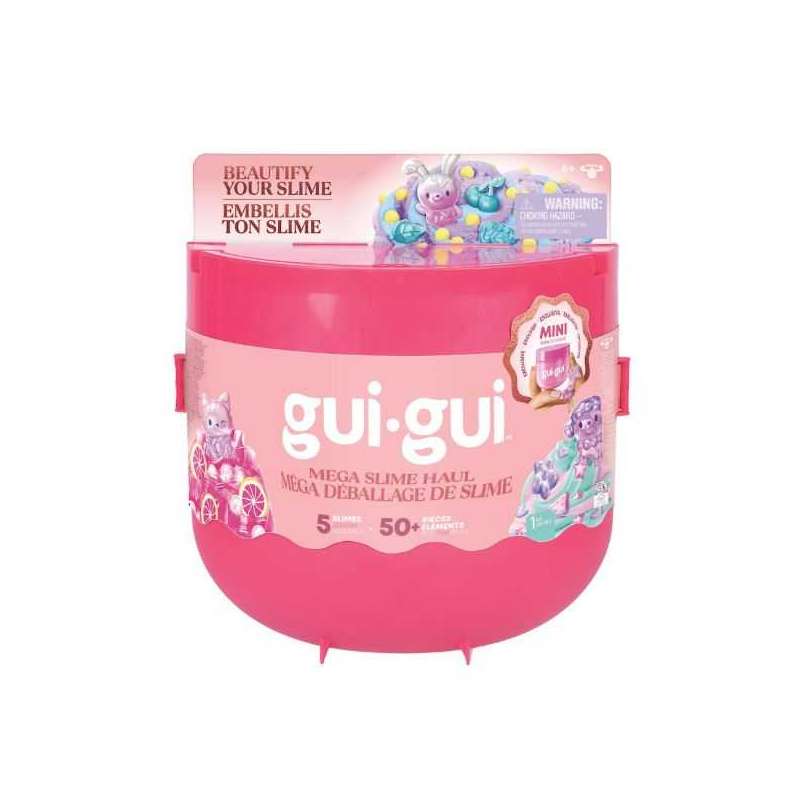 moose gui-gui mega slime haul beautify your slime (moose toys - 90759 )