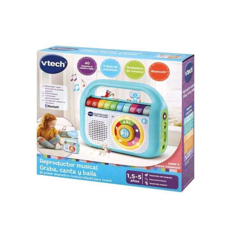 vtech reproductor musical graba , canta (vtech - 615522) vtech reproductor musical graba , canta (vtech - 615522)