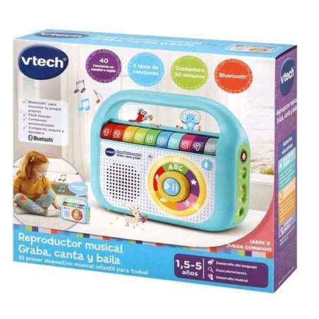 vtech reproductor musical graba , canta (vtech - 615522)