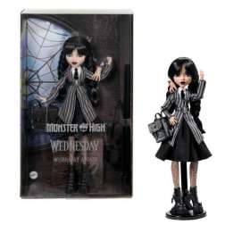 monster high wednesday uniforme colegio (mattel - hxj04)