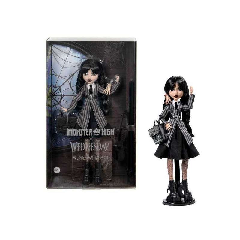 monster high wednesday uniforme colegio (mattel - hxj04) monster high wednesday uniforme colegio (mattel - hxj04)