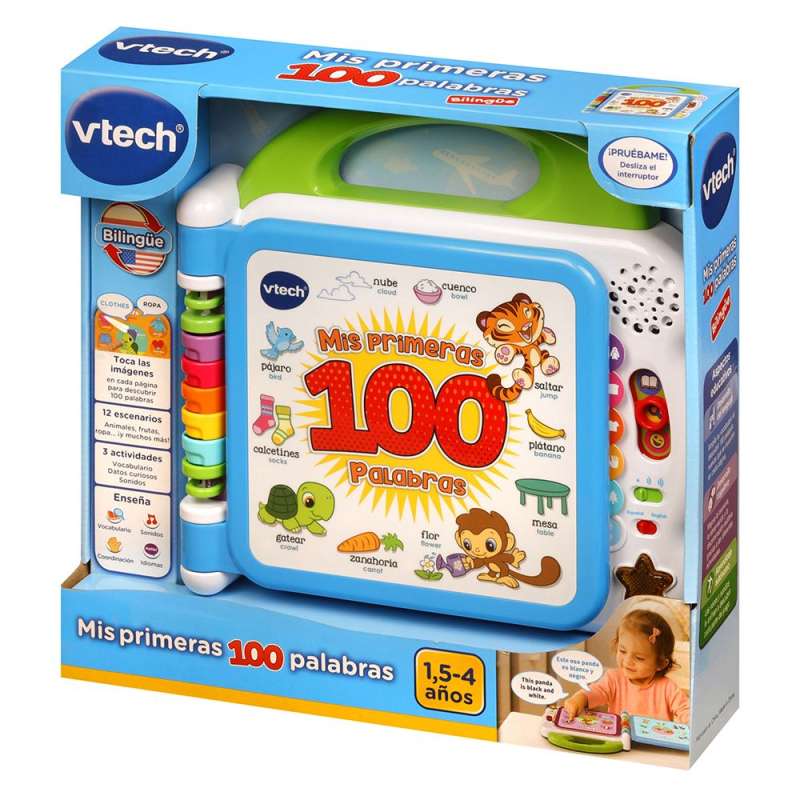 vtech mis primeras 100 palabras bilingue ( vtech - 601547)