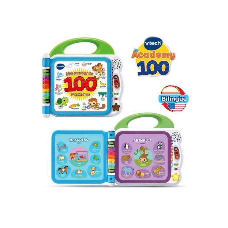 vtech mis primeras 100 palabras bilingue ( vtech - 601547)