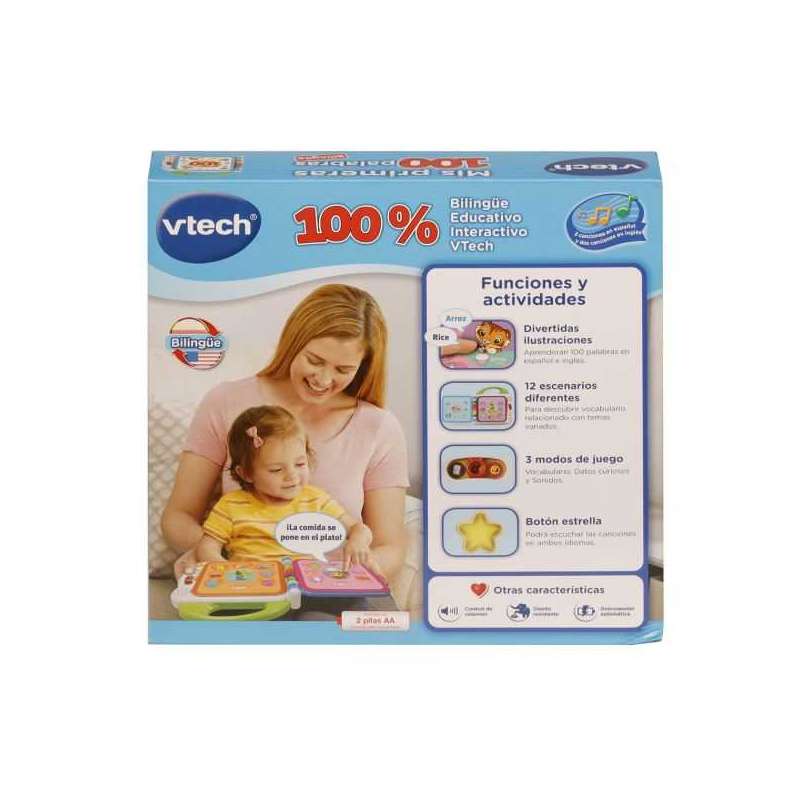 vtech mis primeras 100 palabras bilingue ( vtech - 601547)