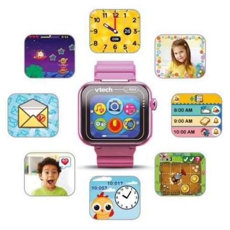 vtech kidizoom smartwatch max rosa (vtech - 531657)