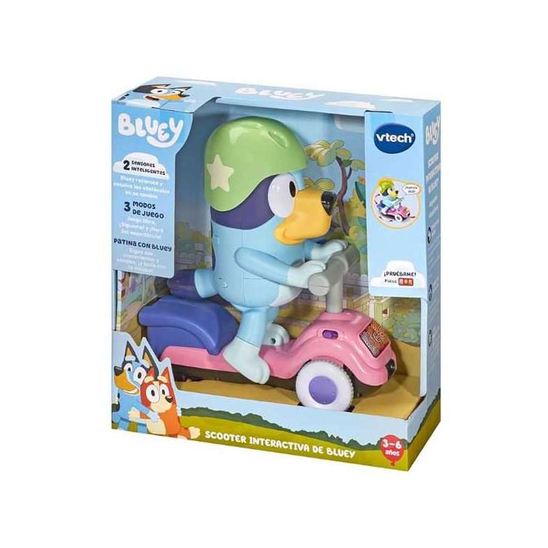 vtech moto scooter de bluey interactiva (vtech - 563822)