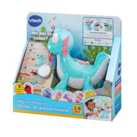 vtech gloton ajolote mascota interactiva (vtech - 560122)