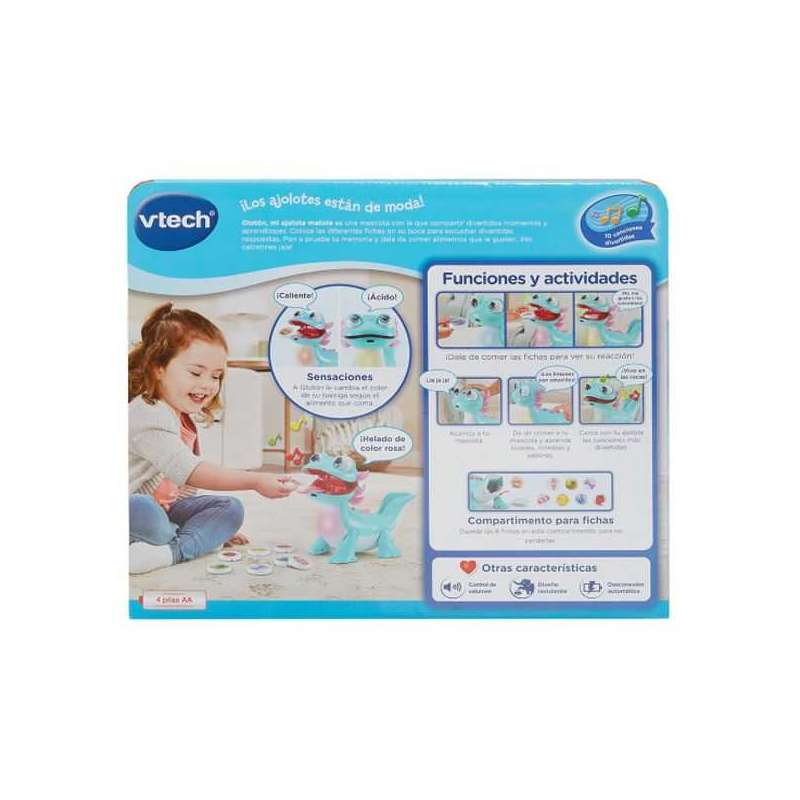 vtech gloton ajolote mascota interactiva (vtech - 560122)