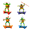 tmnt figuras tortugas luchadores 14,6 cm (funrise - 71055) tmnt figuras tortugas luchadores 14,6 cm (funrise - 71055)