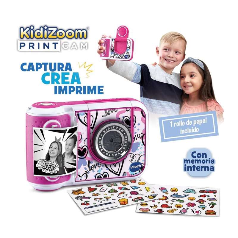 vtech kidizoom print cam rosa (vtech - 549157) vtech kidizoom print cam rosa (vtech - 549157)