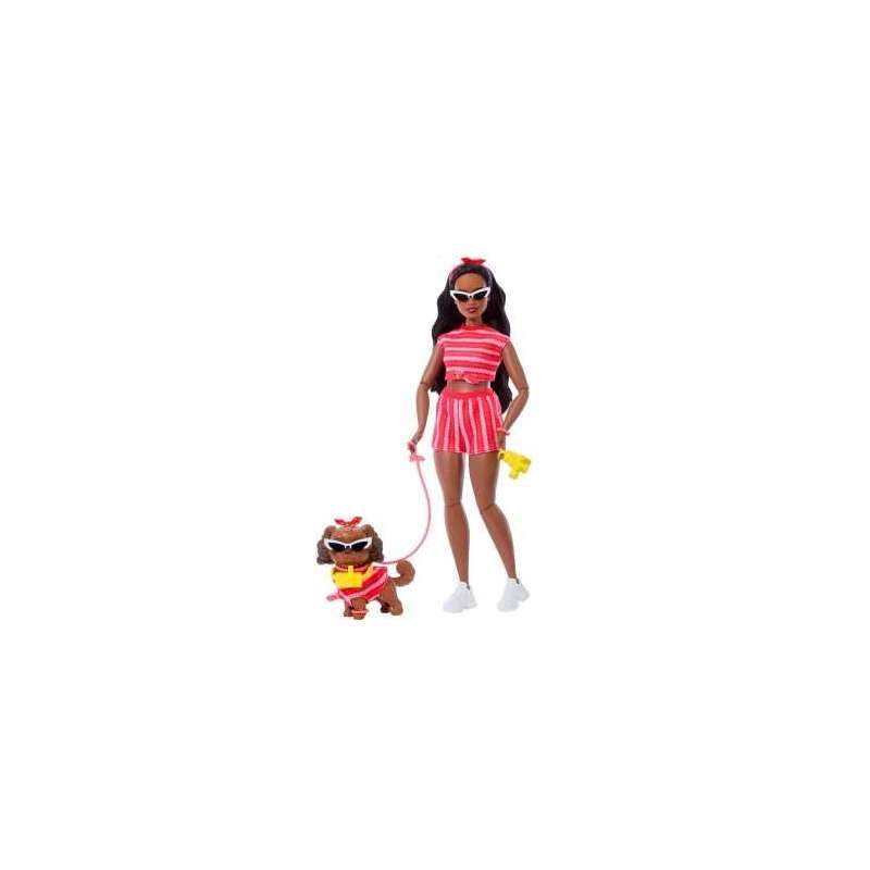 barbie twinning look muÑeca afroamericana con perro (mattel - jfp37) barbie twinning look muÑeca afroamericana con perro (mattel - jfp37)