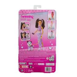 barbie twinning look muÑeca asiatica con perro (mattel - jfp39)