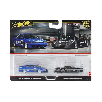 hot wheels pack 2 coches premium culture ( mattel - hbl96)