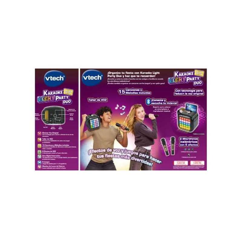 vtech karaoke light party duo golden edition (vtech - 581722) vtech karaoke light party duo golden edition (vtech - 581722)