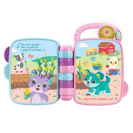 vtech libro musical descubre animales rosa (vtech - 567857)