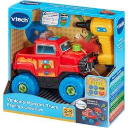 vtech vehiculo monster truck repara y construye (vtech - 576322)