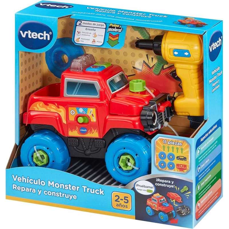 vtech vehiculo monster truck repara y construye (vtech - 576322) vtech vehiculo monster truck repara y construye (vtech - 576322)