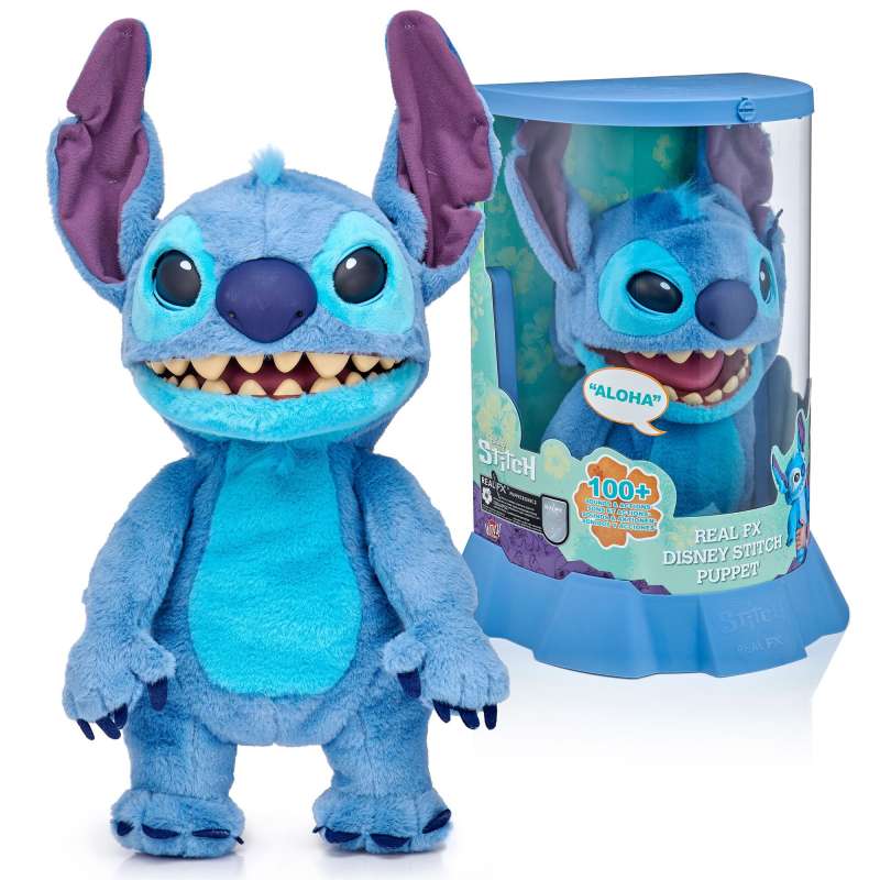 stitch disney real fx puppet ( famosa - ttc29000) stitch disney real fx puppet ( famosa - ttc29000)