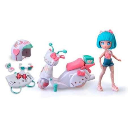 hello kitty pretty pink scooter (famosa - hktf3000)