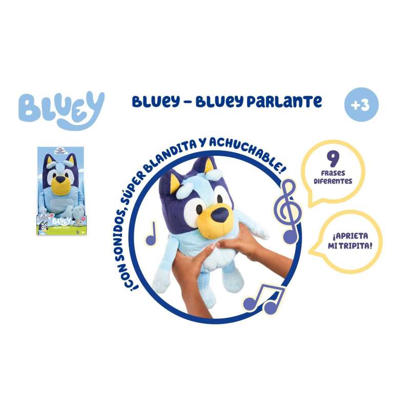 bluey muÑeco parlante ( famosa - bly16111 ) bluey muÑeco parlante ( famosa - bly16111 )