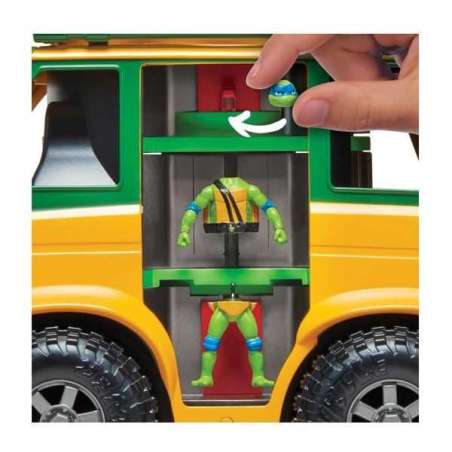 tmnt estacion mutante con 6 figuras playset ( famosa - t0203000)