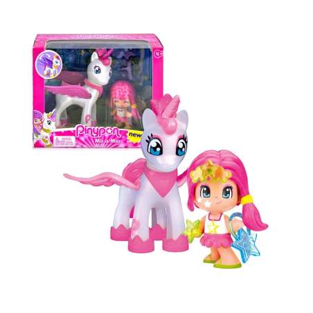 pinypon figura y unicornio volador ( famosa - 700014082 )
