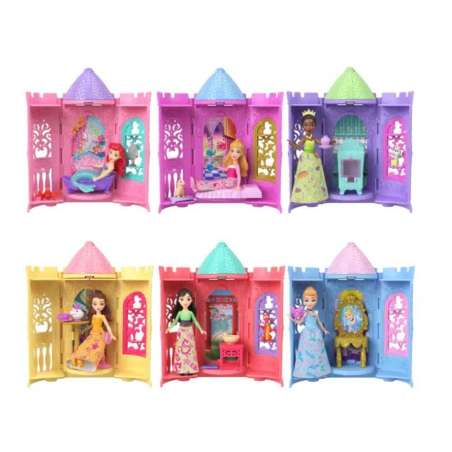 disney princess mini torres con muÑecas surtidas (mattel - jbl46)